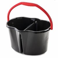 Libman 1055 4 gal Pro Clean & Rinse Mop Bucket  Black - pack of 3