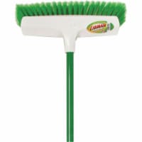 Libman 01140 4 x 13 in. Smooth Sweep Push Broom, Green & White