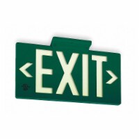 Sim Supply Exit Sign,8 3/4 in x 15 3/8 in,Plastic  GRAN1391
