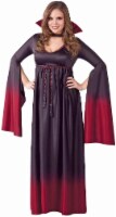 Fun World Adult Plus Size Blood Vampiress Costume - Red/Black Perspective: Main