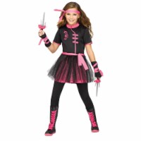 Morris Costumes FW115232XL Ninja Miss Child Costume, Extra Large 14-16