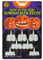 Fun World Glow-in-the-Dark Pumpkin Buck-Teeth Perspective: Main