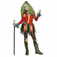 Fun World FW117482XL Girls Rowdy Clown Child Costume, Extra Large 14-16