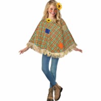 Fun World FW90848S Scarecrow Sweet Child Poncho Costume