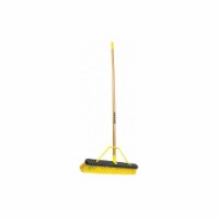 Quickie Push Broom,60 in Handle L,24 in Face 857HDSU