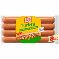 Oscar Mayer Turkey Dogs Bun-Length Uncured Turkey Franks Hot Dogs