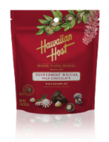 Hawaiian Host Peppermint Mocha Milk Chocolate Macadamia Candy Perspective: Main