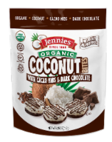 Jennies Organic Coconut Bites with Cacao Nibs & Dark Chocolate
