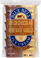 Blue Bell® Dutch Chocolate and Homemade Vanilla Ice Cream Cups Perspective: Main