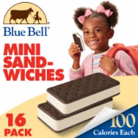 Blue Bell® Vanilla Mini Ice Cream Sandwiches Perspective: Main