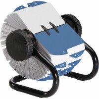 Rolodex™ Open Rotary Card File, Holds 500 2.25 X 4 Cards, Black 66704