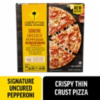 California Pizza Kitchen Signature Uncured Pepperoni Crispy Thin Crust Frozen Pizza