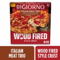 DiGiorno Italian Meat Trio Pizza Wood Fired Style Crust Frozen Meat Pizza Perspective: Main