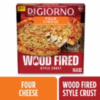 DiGiorno Four Cheese Pizza Wood Fired Style Crust Frozen Cheese Pizza Perspective: Main