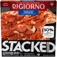 DIGIORNO Stacked Toppings Piled High Pepperoni Frozen Pizza Perspective: Main