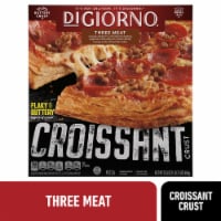 DiGiorno Frozen Pizza Three Meat Croissant Crust Pizza Perspective: Main