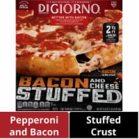 DiGiorno Better With Bacon Frozen Pizza on a Bacon and Cheese Stuffed Crust Perspective: Main
