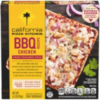 California Pizza Kitchen BBQ Recipe Chicken Single Serve Thin Crust Pizza Perspective: Main