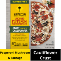 California Pizza Kitchen Cauliflower Crust Uncured Pepperoni Mushroom and Sausage Frozen Pizza