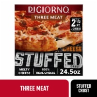 DIGIORNO Frozen Pizza - Three Meat Pizza - Frozen Stuffed Crust Pizza Perspective: Main