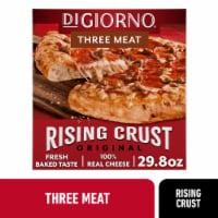 DIGIORNO Three Meat Rising Crust Frozen Pizza
