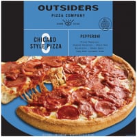 Outsiders Chicago Style Pepperoni Deep Dish Frozen Pizza Perspective: Main