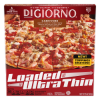 DiGiorno Ultra Thin Crust Loaded Carnivore Pizza