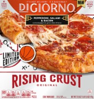 DIGIORNO Limited Game Day Edition Rising Crust Bacon Blitz Pizza Perspective: Main