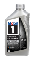 Mobil 1 European Car Formula 0W-40 SAE Advanced Full Synthetic Motor Oil Perspective: Main