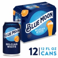 Blue Moon Belgian-Style Ale White Wheat Beer Perspective: Main