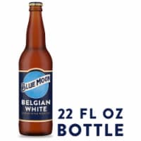 Blue Moon Belgian-Style Ale White Wheat Beer Perspective: Main