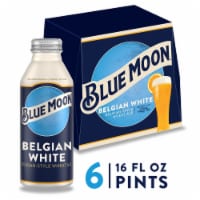 Blue Moon Belgian-Style Ale White Wheat Beer Perspective: Main