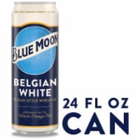 Blue Moon Belgian-Style Ale White Wheat Beer Perspective: Main