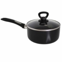 Mirro Get A Grip Nonstick Covered Saucepan - Black