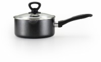 Mirro Get a Grip Saucepan with Strainer Lid - Black/Silver