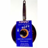Mirro Get A Grip Nonstick Covered Saucepan - Black
