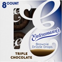 Entenmann's Drizzle Drops Triple Chocolate Brownies Perspective: Main