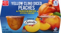 Harris Teeter™ Yellow Cling Diced Peaches Fruit Bowls Perspective: Main