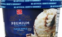 Harris Teeter Premium Selections Fudge Ripple Ice Cream