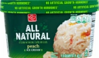 Harris Teeter All Natural Peach Ice Cream