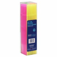 Harris Teeter™ Flexible Neon Plastic Straws