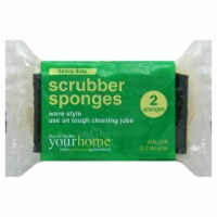 Harris Teeter™ Heavy Duty Wave Style Scrubber Sponges