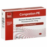 Harris Teeter® Maximum Strength Non-Drowsy Congestion PE Nasal Decongestant Tablets