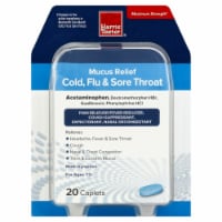 Harris Teeter™ Mucus Relief Cold, Flu & Sore Throat Caplets