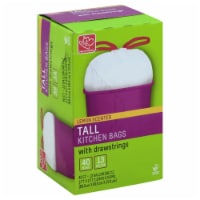 Harris Teeter™ Lemon Scented 13 Gallon Drawstring Kitchen Trash Bags