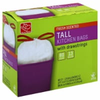 Harris Teeter™ Fresh Scented Tall 13 Gallon Drawstring Kitchen Trash Bags