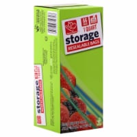 Harris Teeter Recloseable Storage Bag 1 QT