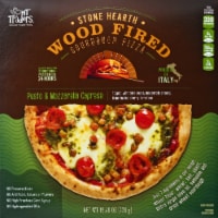 Harris Teeter Pesto & Mozzarella Caprese Stone Hearth Wood Fired Sourdough Frozen Pizza