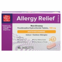 Harris Teeter™ Non Drowsy Indoor Outdoor Allergy Relief 180 mg