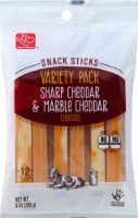 Harris Teeter™ Sharp Cheddar & Marble Cheddar Cheese Snack Sticks